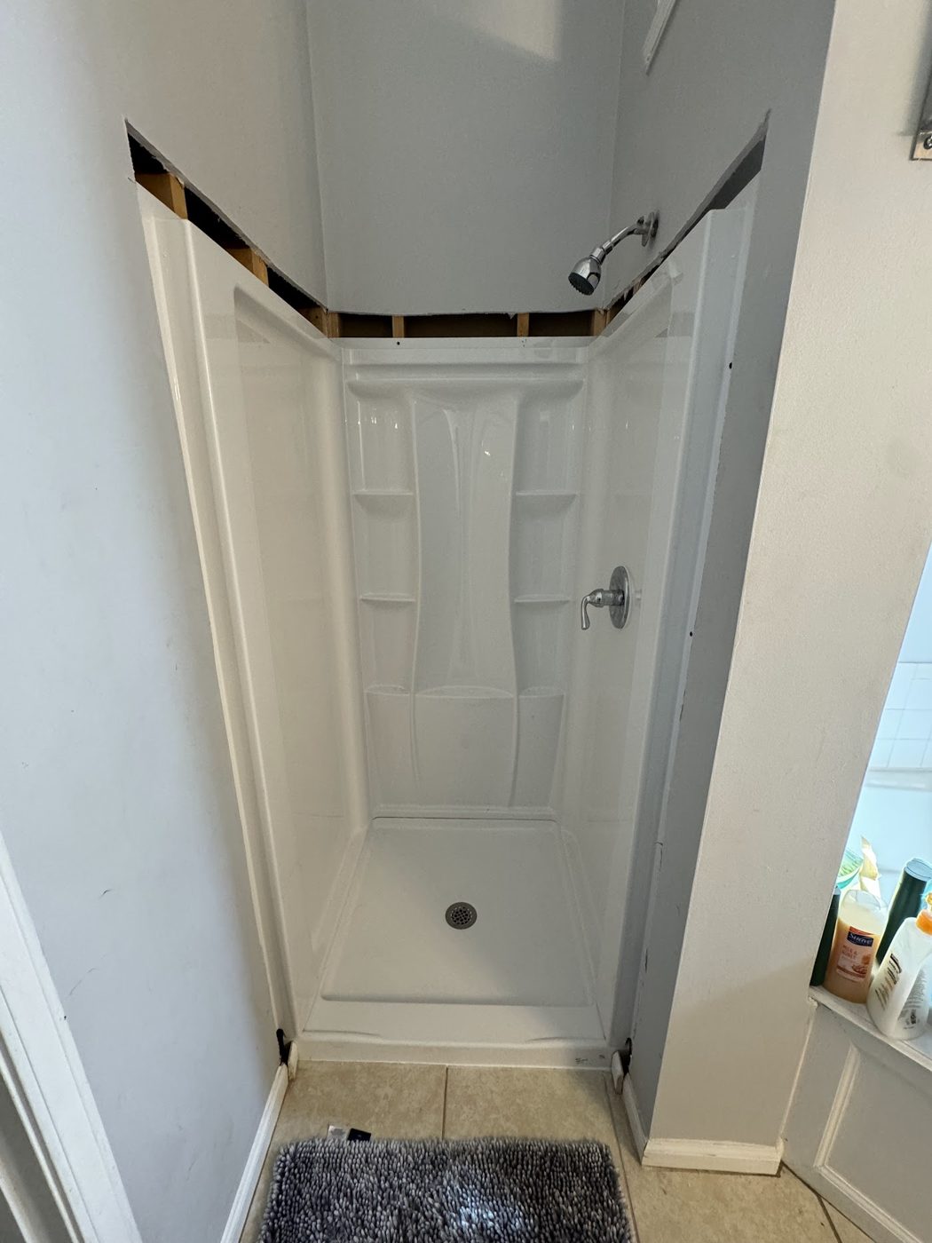 New shower install