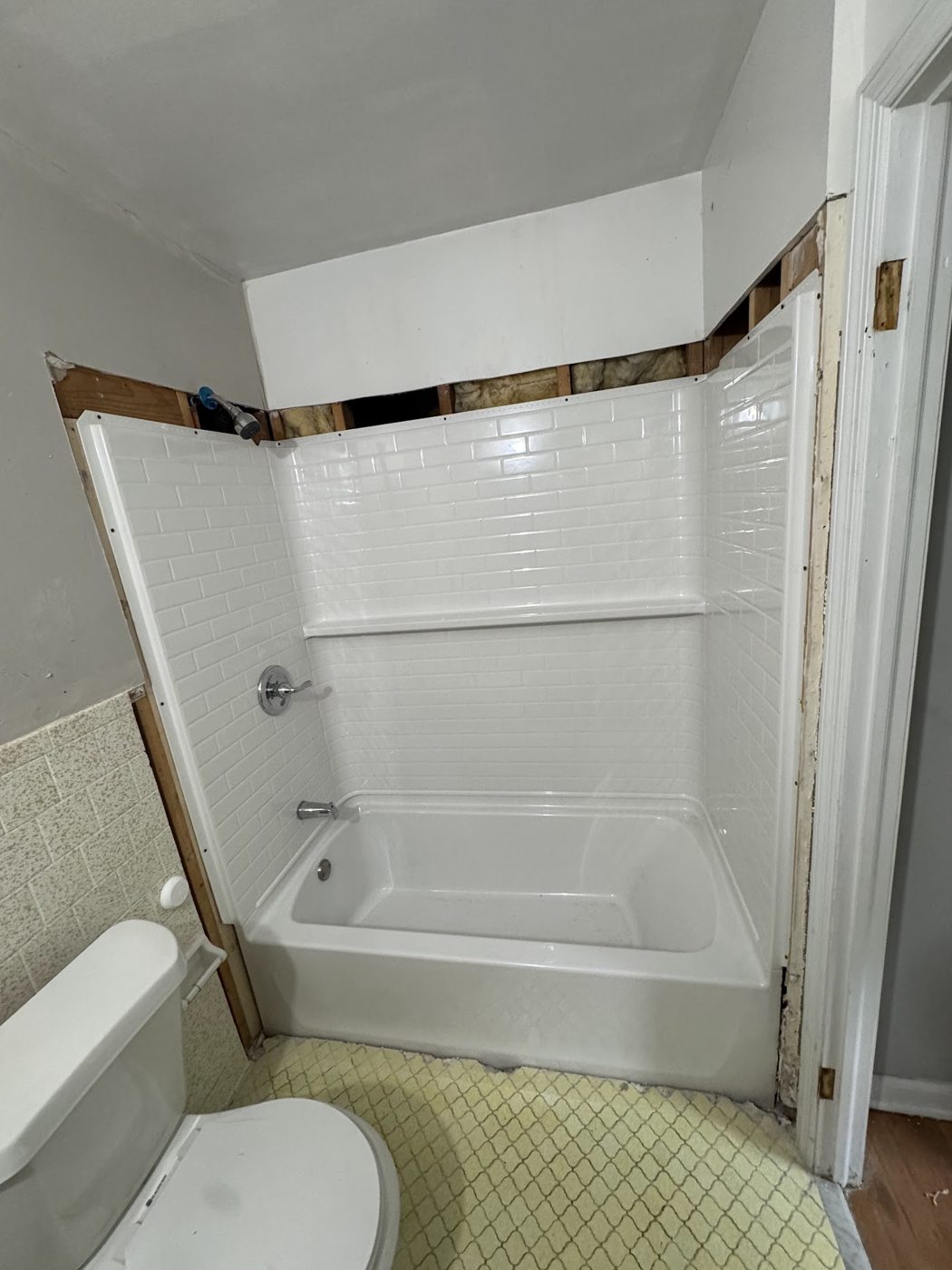 New tub surround